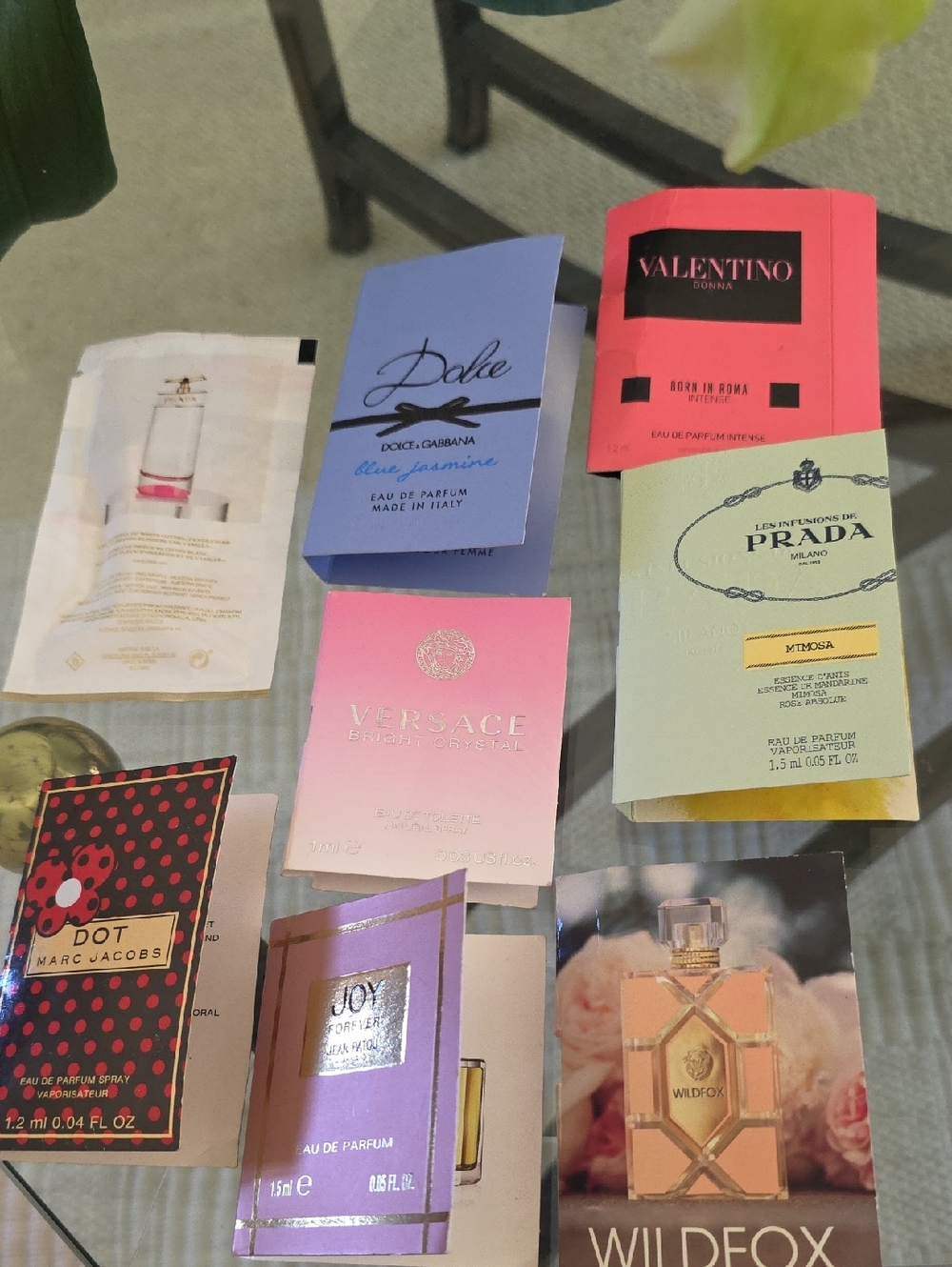 Assorted Designer Fragrance Sample Cards - Samples Not All Come Full